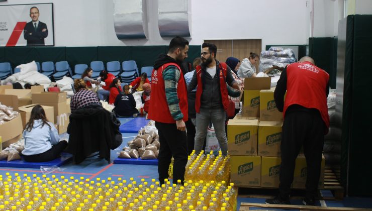 Kırklareli’nden depremzedelere 20 ton kuru gıda ve yağ desteği